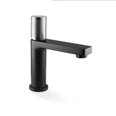 Linkware Gabe Basin Mixer - Matte Black W/ Chrome Handle